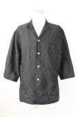 画像1: BUFFALO BOBS / COZZA SHIRT(コッザ シャツ)イタリアンカラーシャツジャケット 3-4 ブラック T-25-09-11-035-BU-sh-YM-ZT (1)