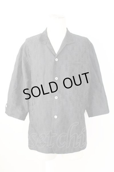 画像1: BUFFALO BOBS / COZZA SHIRT(コッザ シャツ)イタリアンカラーシャツジャケット 3-4 ブラック T-25-09-11-035-BU-sh-YM-ZT303 (1)
