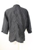 画像2: BUFFALO BOBS / COZZA SHIRT(コッザ シャツ)イタリアンカラーシャツジャケット 3-4 ブラック T-25-09-11-035-BU-sh-YM-ZT (2)