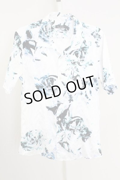 画像1: TORNADO MART / オーキッドクラッシュプリーツシャツ LL ホワイト T-25-09-11-005-TO-sh-YM-ZT (1)