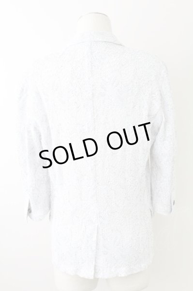 画像2: TORNADO MART / フラワーレースボンディングジャケット LL ホワイト T-25-09-11-039-TO-ja-YM-ZT303 (2)