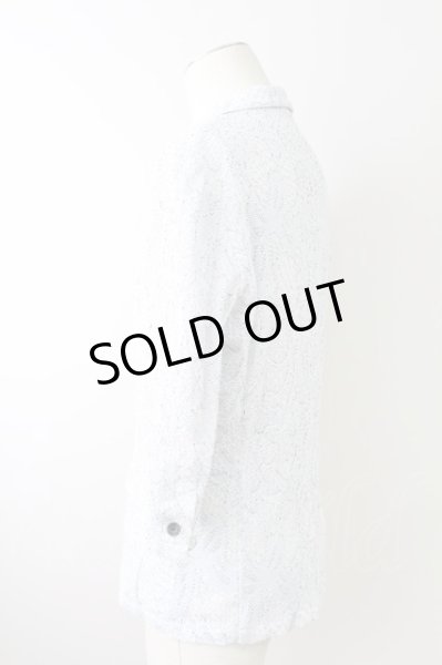 画像3: TORNADO MART / フラワーレースボンディングジャケット LL ホワイト T-25-09-11-039-TO-ja-YM-ZT303 (3)