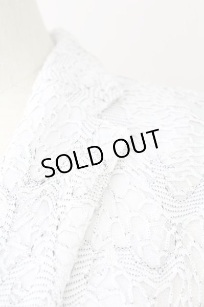 画像4: TORNADO MART / フラワーレースボンディングジャケット LL ホワイト T-25-09-11-039-TO-ja-YM-ZT303 (4)