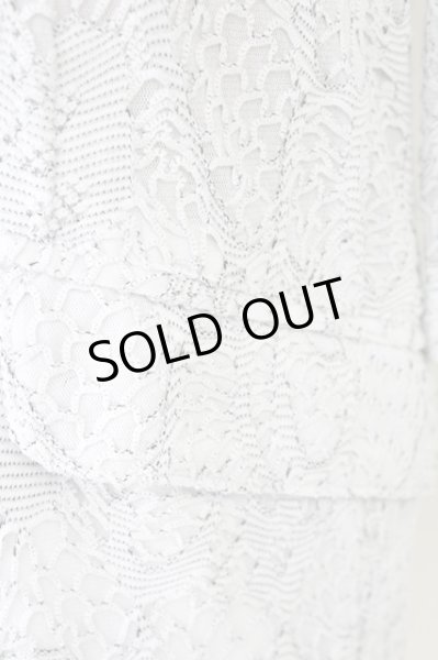 画像5: TORNADO MART / フラワーレースボンディングジャケット LL ホワイト T-25-09-11-039-TO-ja-YM-ZT303 (5)