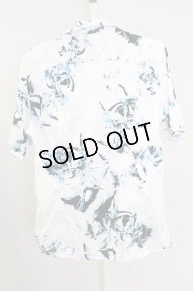 画像2: TORNADO MART / オーキッドクラッシュプリーツシャツ LL ホワイト T-25-09-11-005-TO-sh-YM-ZT (2)