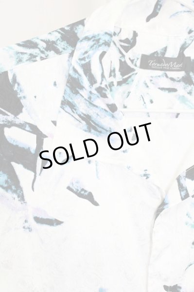 画像3: TORNADO MART / オーキッドクラッシュプリーツシャツ LL ホワイト T-25-09-11-005-TO-sh-YM-ZT (3)