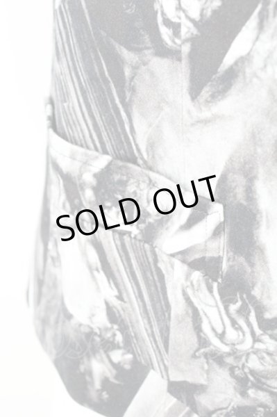 画像5: SOS TE NUTO / 総柄六部袖ポンチテーラードジャケット 48 ブラック T-25-09-11-041-SO-ja-YM-ZT224 (5)