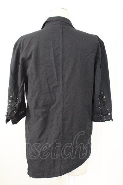 画像2: CIVARIZE / Naked ヘンプテーラードジャケット 46 ブラック T-25-09-11-044-CI-to-YM-ZT224 (2)