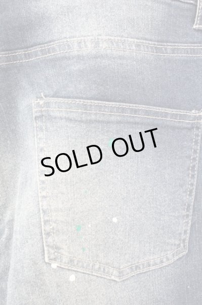 画像7: CavariA / ペイントリペアダメージスキニーデニムパンツ 44 インディゴ T-25-09-11-045-Ca-pa-YM-ZT224 (7)