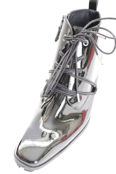 画像4: yosuke / レースアップショートブーツ 26cm ブラック T-25-09-11-049-yo-sho-YM-ZT