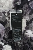 画像7: CIVARIZE / シースルーシフォンジャガードビッグローズシャツ F ブラック T-25-09-11-010-CI-sh-YM-ZT