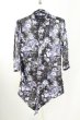 画像1: CIVARIZE / Cunningレース切り替えロングシャツ 46 ブラック T-25-09-11-011-CI-sh-YM-ZT220 (1)