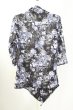 画像2: CIVARIZE / Cunningレース切り替えロングシャツ 46 ブラック T-25-09-11-011-CI-sh-YM-ZT220 (2)