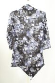 画像2: CIVARIZE / Cunningレース切り替えロングシャツ 46 ブラック T-25-09-11-011-CI-sh-YM-ZT (2)