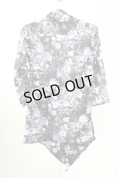 画像2: CIVARIZE / Cunningレース切り替えロングシャツ 46 ブラック T-25-09-11-011-CI-sh-YM-ZT220 (2)