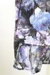 画像5: CIVARIZE / シースルーシフォンジャガードビッグローズシャツ F ブルー T-25-09-11-012-CI-sh-YM-ZT220 (5)