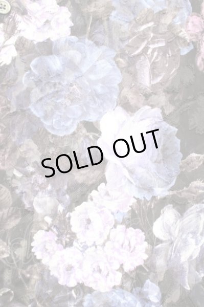 画像6: CIVARIZE / シースルーシフォンジャガードビッグローズシャツ F ブルー T-25-09-11-012-CI-sh-YM-ZT220 (6)