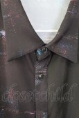 画像3: NO ID. BLACK / ーフスリーブレイヤードBIGシャツ ONE ブラック T-25-09-11-014-NO-sh-YM-ZT