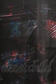 画像5: NO ID. BLACK / ーフスリーブレイヤードBIGシャツ ONE ブラック T-25-09-11-014-NO-sh-YM-ZT