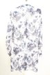 画像2: CIVARIZE / Seem ロングシフォンシャツ 46 ブルー T-25-09-11-015-CI-sh-YM-ZT220 (2)