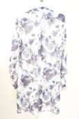 画像2: CIVARIZE / Seem ロングシフォンシャツ 46 ブルー T-25-09-11-015-CI-sh-YM-ZT (2)