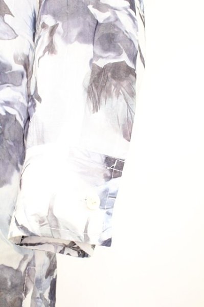 画像4: CIVARIZE / Seem ロングシフォンシャツ 46 ブルー T-25-09-11-015-CI-sh-YM-ZT220 (4)