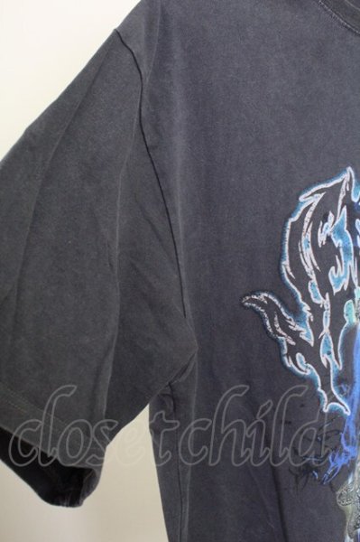 画像4: CavariA / ユーズドクルーネックTシャツ 44 ネイビー系 T-25-09-11-002-Ca-to-YM-ZT302 (4)