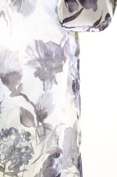 画像5: CIVARIZE / Seem ロングシフォンシャツ 46 ブルー T-25-09-11-015-CI-sh-YM-ZT220 (5)