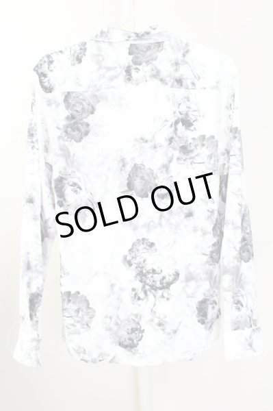 画像2: TORNADO MART / スモークフラワープリントシャツ LL ホワイト T-25-09-11-016-TO-sh-YM-ZT (2)