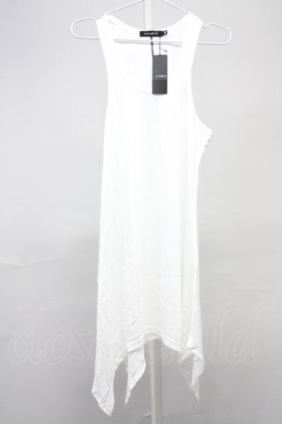 画像1: CIVARIZE / Launder 変形ロングタンクトップ 44 ホワイト T-25-09-25-001-CI-to-YM-ZT (1)