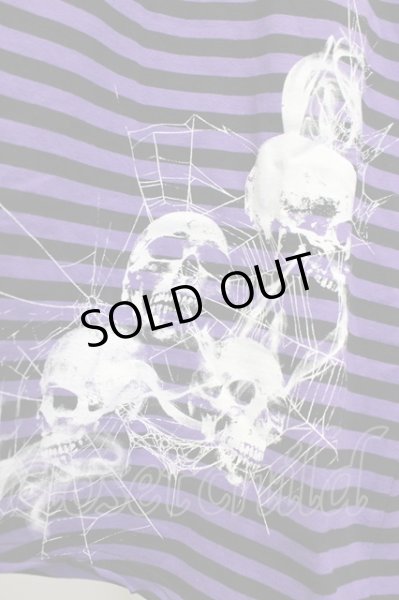 画像5: CIVARIZE / CraziestパンクロンT＆ボーダータンク2Pセット 44 ブラックｘパープル T-25-09-25-019-CI-to-YM-ZT053 (5)