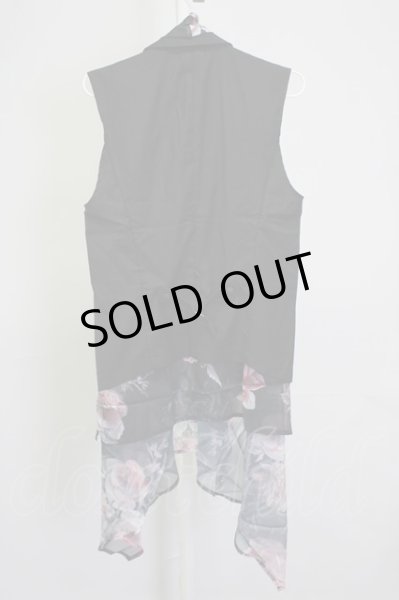 画像2: CIVARIZE / ジップアップナポレオンベスト 44 ブラック T-25-09-25-020-CI-to-YM-ZT053 (2)