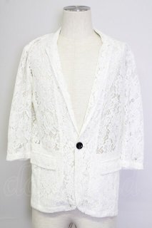 CIVARIZE レース切り替えラペルフェイクレイヤードチェーンテーラード　46 CIVARIZE（シヴァーライズ）の「『CIVARIZE』チェーン付きフェイク