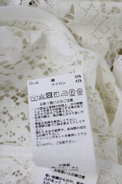 画像6: CIVARIZE / Gimlet 総レース6分袖テーラードジャケット 44 ホワイト T-25-09-25-022-CI-ja-YM-ZT054 (6)