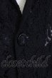 画像4: CIVARIZE / Gimlet 総レース6分袖テーラードジャケット 44 ブラック T-25-09-25-023-CI-ja-YM-ZT (4)
