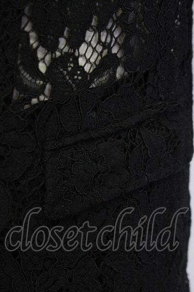 画像5: CIVARIZE / Gimlet 総レース6分袖テーラードジャケット 44 ブラック T-25-09-25-023-CI-ja-YM-ZT054 (5)