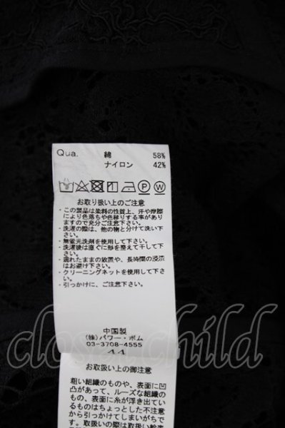 画像6: CIVARIZE / Gimlet 総レース6分袖テーラードジャケット 44 ブラック T-25-09-25-023-CI-ja-YM-ZT054 (6)