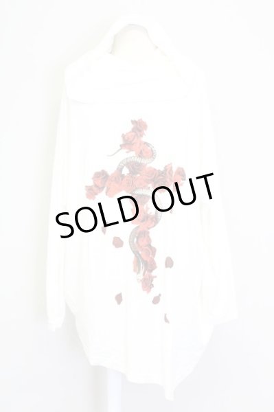 画像1: CIVARIZE / ボリュームネックカットソー F ホワイト T-25-09-25-025-CI-to-YM-ZT054 (1)