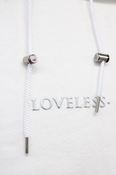 画像3: LOVELESS / メタリックロゴフーディー 1 ホワイト T-25-09-25-027-LO-to-YM-ZT054 (3)