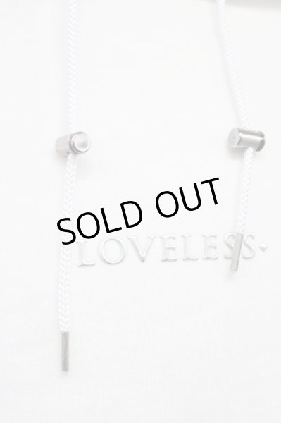 画像3: LOVELESS / メタリックロゴフーディー 1 ホワイト T-25-09-25-027-LO-to-YM-ZT054 (3)