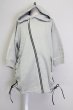 画像1: CIVARIZE / Exceed 7分袖レースアップライダースパーカー 44 グレー T-25-09-25-028-CI-to-YM-ZT (1)