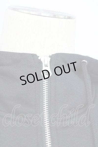 画像3: CIVARIZE / ローズスカル接合半袖ロングパーカー 44 ブラック T-25-09-25-029-CI-to-YM-ZT (3)