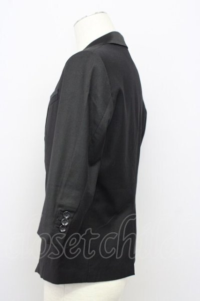 画像3: CIVARIZE / Method切り替えTR5分袖テーラードジャケット 44 ブラック T-25-09-25-031-CI-ja-YM-ZT053 (3)