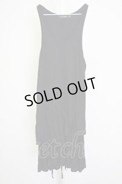 画像1: CIVARIZE / ドレープフェイクレイヤードタンクトップ 44 ブラック T-25-09-25-004-CI-to-YM-ZT056 (1)