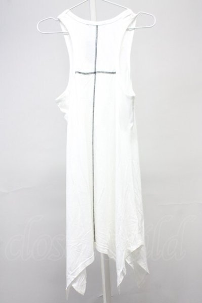 画像2: CIVARIZE / Launder 変形ロングタンクトップ 44 ホワイト T-25-09-25-001-CI-to-YM-ZT056 (2)