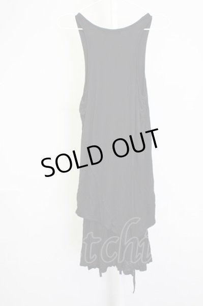 画像2: CIVARIZE / ドレープフェイクレイヤードタンクトップ 44 ブラック T-25-09-25-004-CI-to-YM-ZT056 (2)