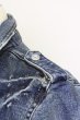画像4: CIVARIZE / 汚し加工デニムライダースジャケット 44 インディゴ T-25-09-25-033-CI-ja-YM-ZT (4)