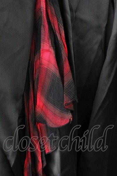 画像3: CIVARIZE / Raderレイヤードスカートパンツ F ブラックｘレッド T-25-09-25-039-CI-pa-YM-ZT048 (3)