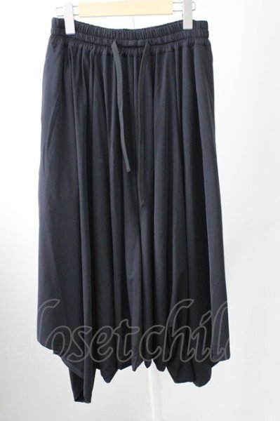 画像1: CIVARIZE / Umbra モモンガドレープワイドパンツ F ブラック T-25-09-25-040-CI-pa-YM-ZT (1)