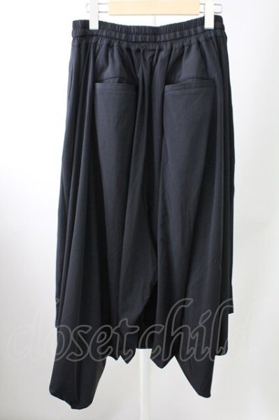 画像2: CIVARIZE / Umbra モモンガドレープワイドパンツ F ブラック T-25-09-25-040-CI-pa-YM-ZT048 (2)
